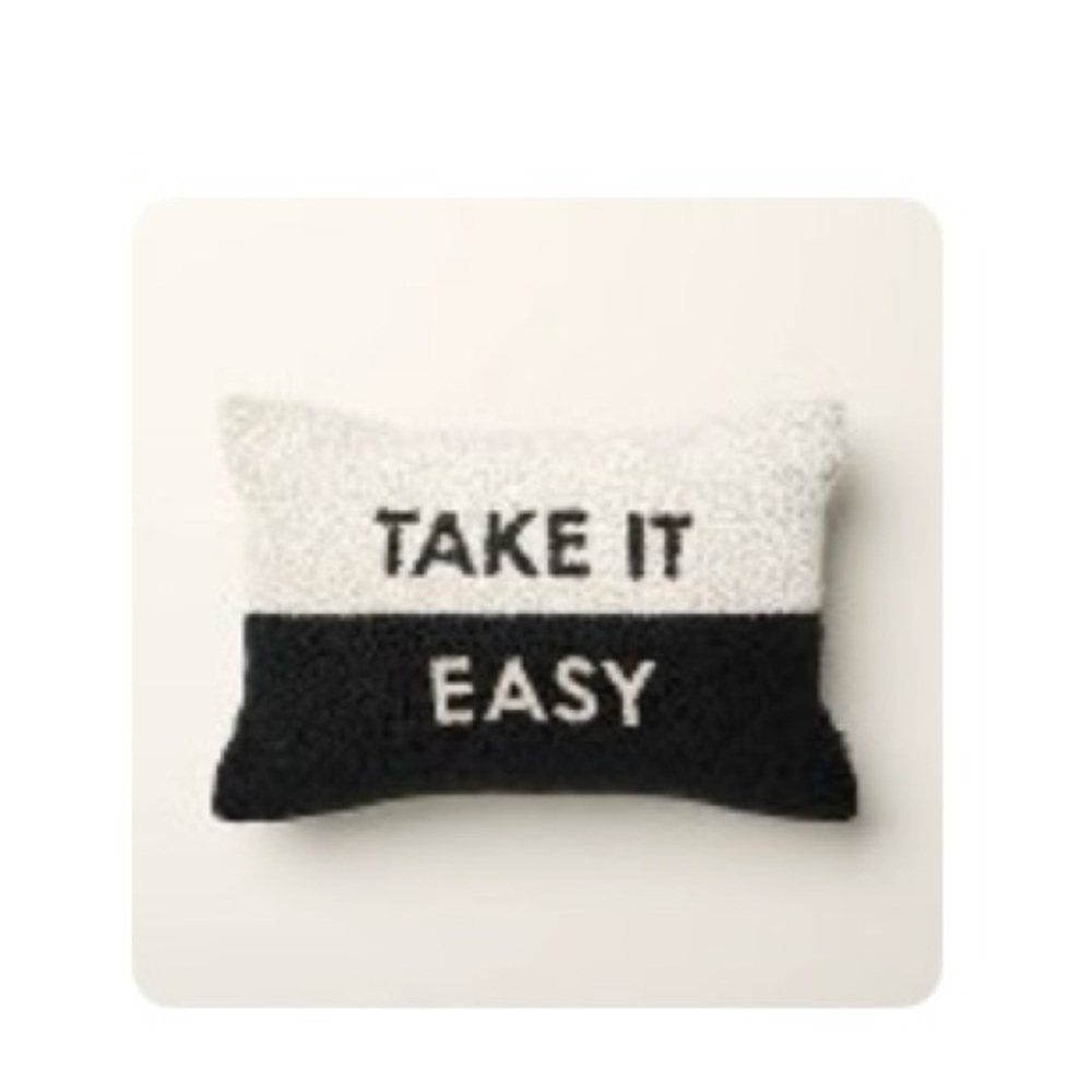 Kate Spade x Target 

 Kate Spade Black and Cream Colorblock Beaded Pillow